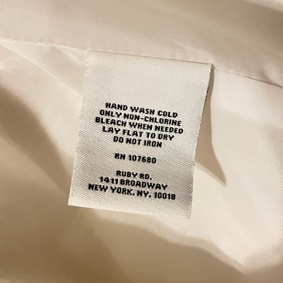 Ruby Rd. Teddy Jacket, White/Ivory - Picture 6 of 7